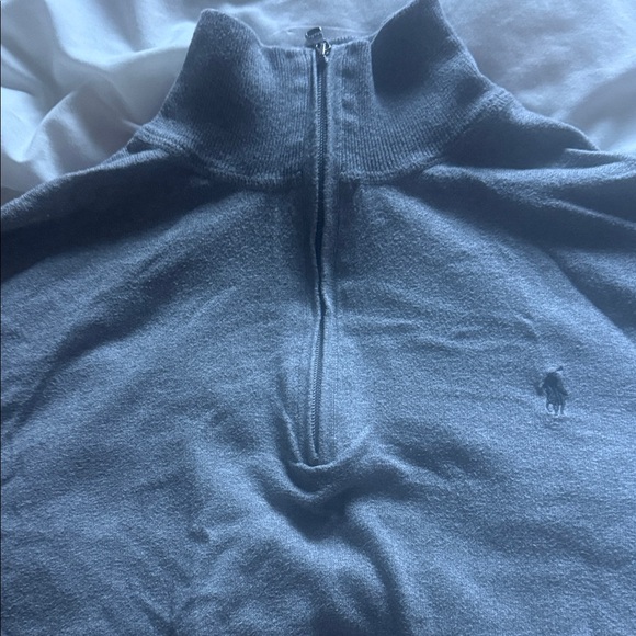 Polo by Ralph Lauren Men's Charcoal Zip-Up Sweater - Picture 6 of 6